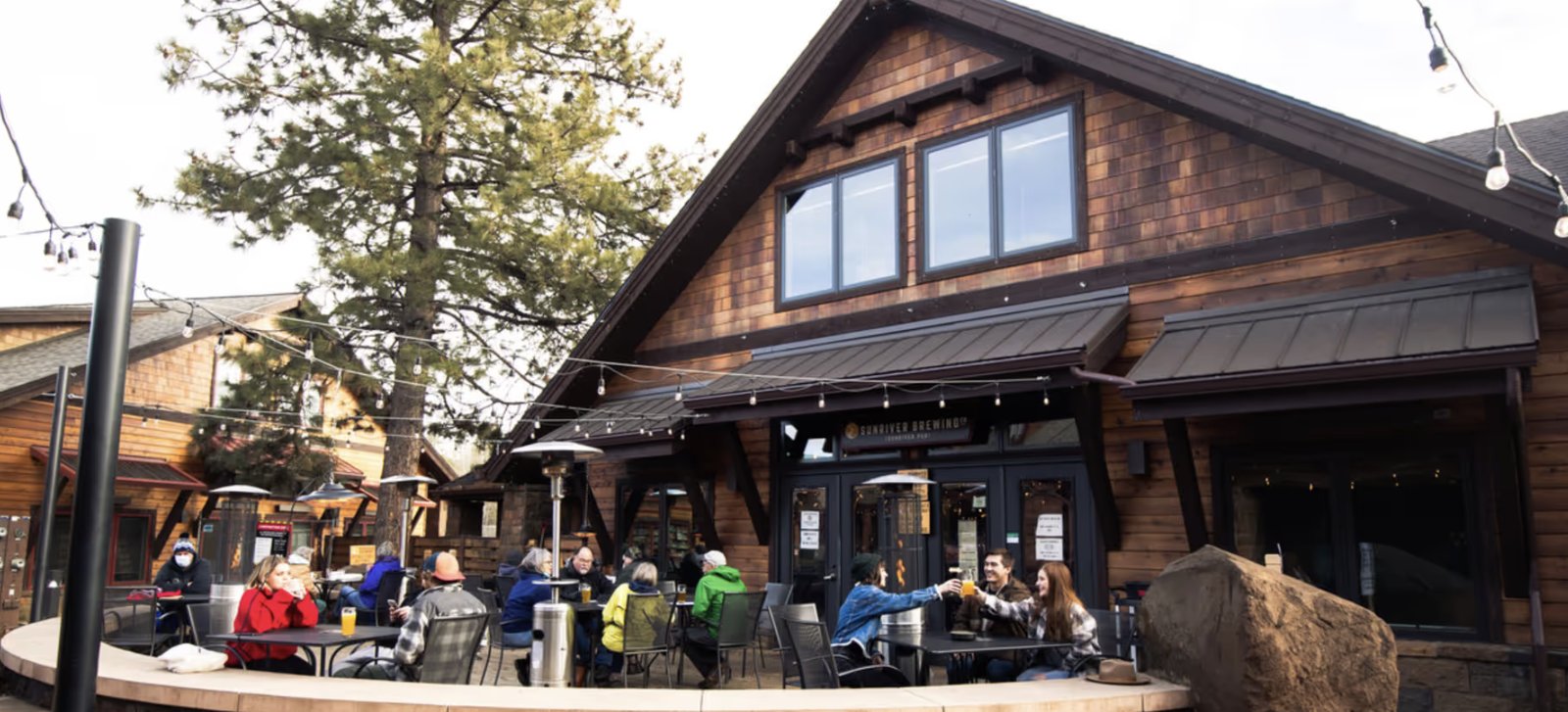 Sunriver Brewing Company patio, Sunriver, Oregon